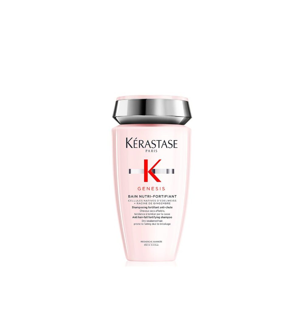 Bain NutriFortifiant: Shampoo Bain Génesis NutriFortifiant anti-caída pelo seco